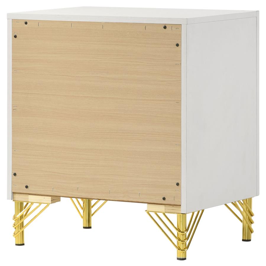 Lucia - 2-Drawer Nightstand - White