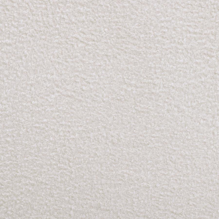 Anastasia Upholstered Panel Bed Pearl White