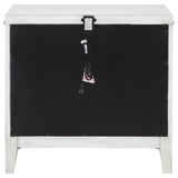 Marielle - 2-Drawer Nightstand Bedside Table - Distressed White