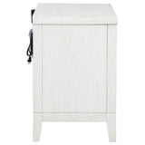 Marielle - 2-Drawer Nightstand Bedside Table - Distressed White