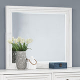 Marielle - Dresser Mirror - Distressed White
