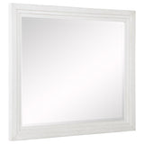 Marielle - Dresser Mirror - Distressed White