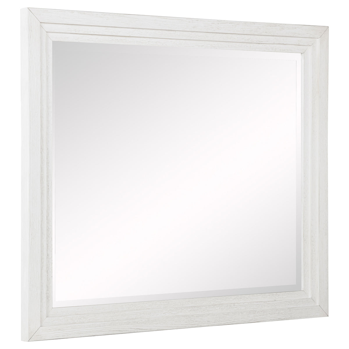 Marielle - Dresser Mirror - Distressed White