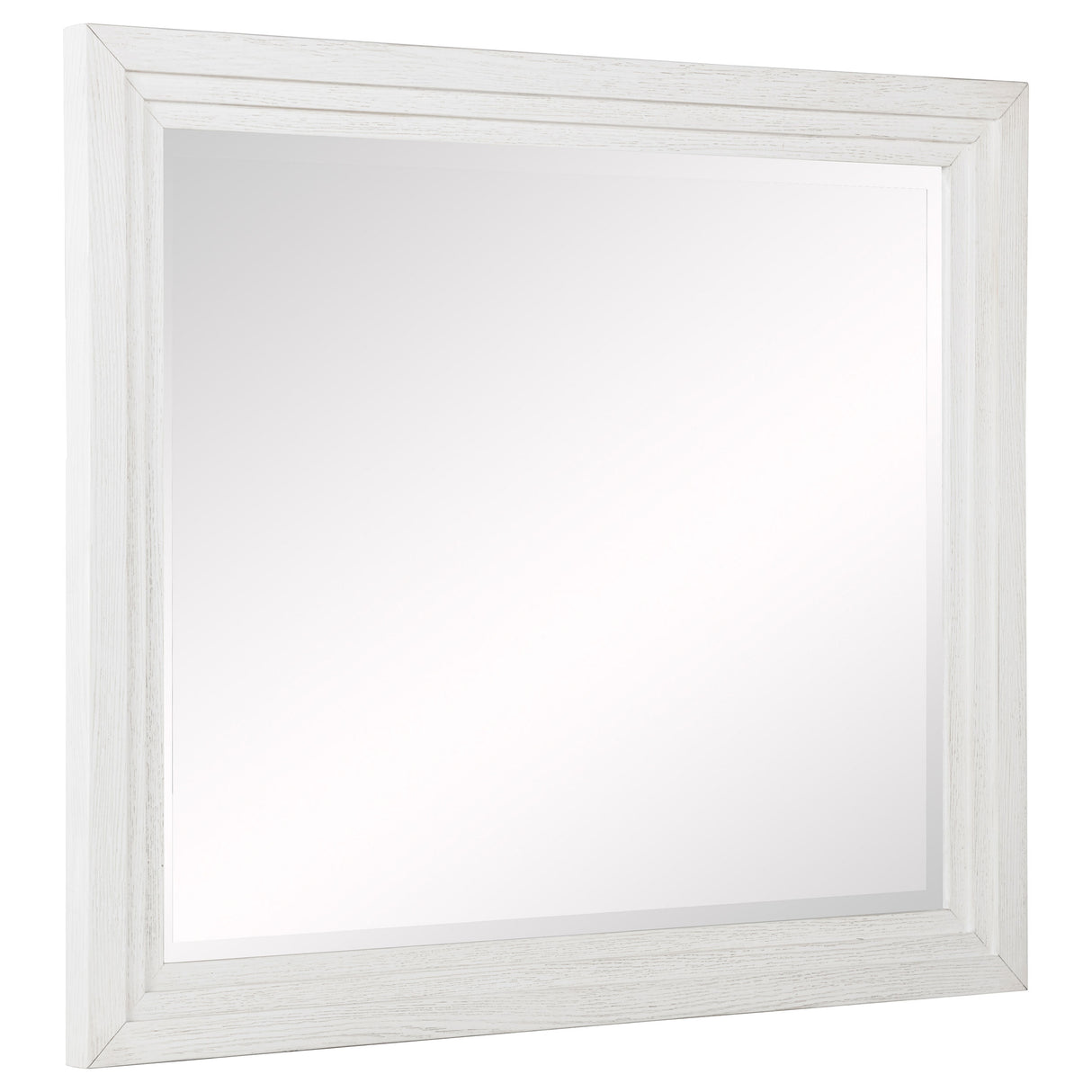 Marielle - Dresser Mirror - Distressed White
