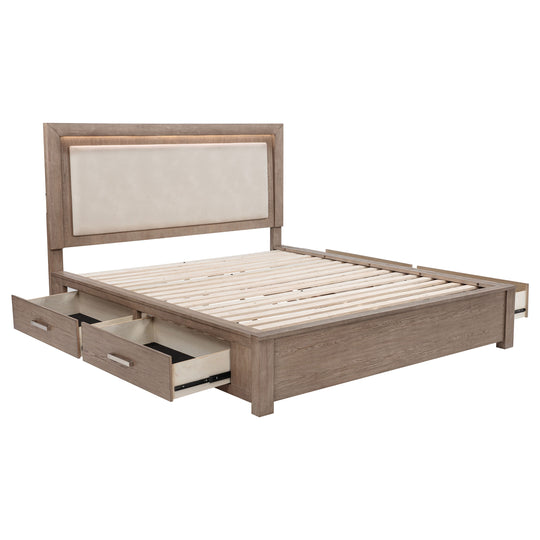 Kenora - LED Storage Bed