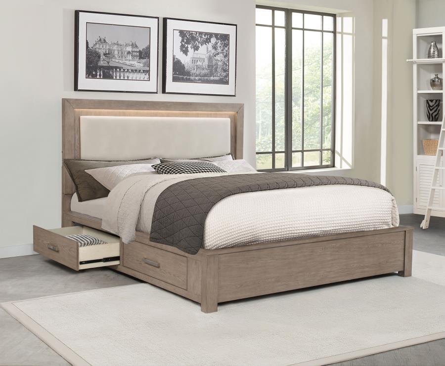 Kenora - LED Storage Bed
