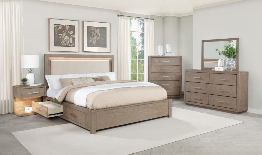 Kenora - LED Storage Bed