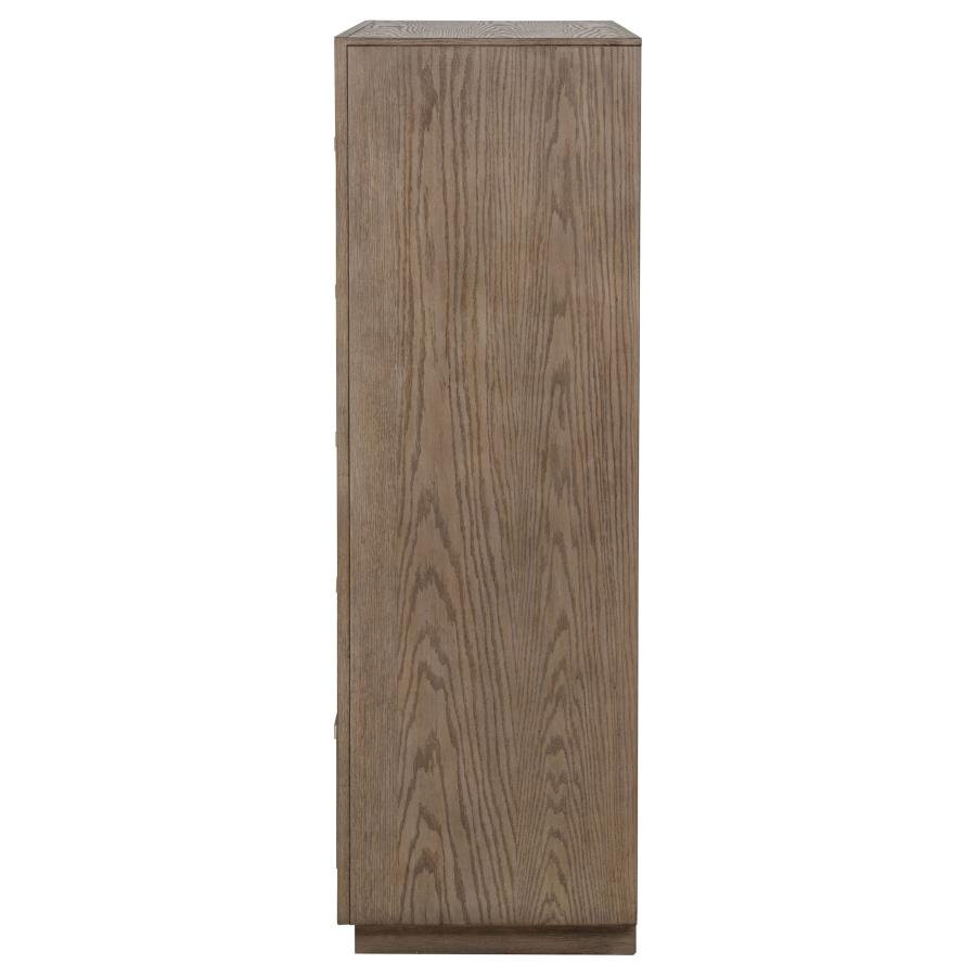 Kenora - 5-Drawer Bedroom Chest - Barley Brown