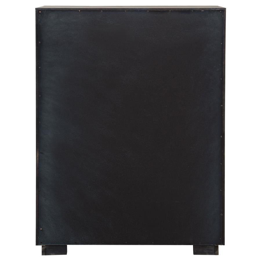 Kenora - 5-Drawer Bedroom Chest - Barley Brown