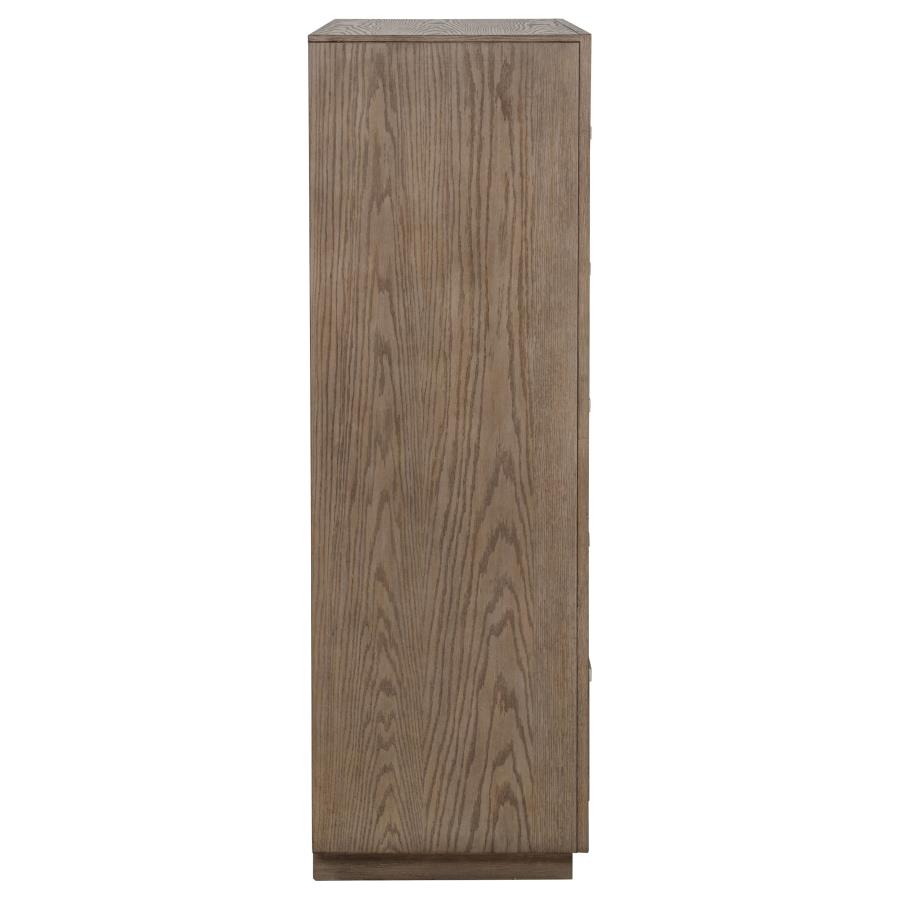 Kenora - 5-Drawer Bedroom Chest - Barley Brown