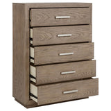 Kenora - 5-Drawer Bedroom Chest - Barley Brown