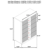 Terrace - 5-Drawer Chest Of Drawers - Ash Brown