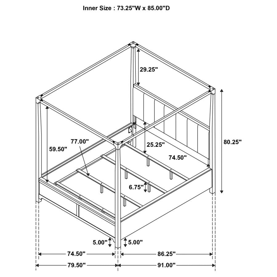 Gran Park - Four Poster Canopy Bed