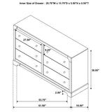 Gran Park - 6-Drawer Dresser Cabinet