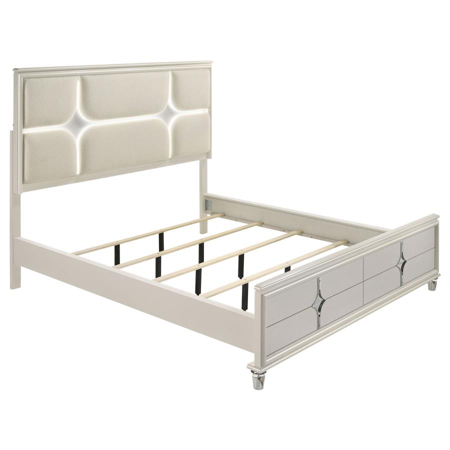 Olivia Bedroom Set Pearl White