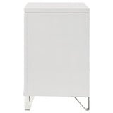 Marmore - 2-Drawer Nightstand Bedside Table - White