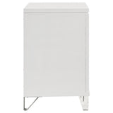 Marmore - 2-Drawer Nightstand Bedside Table - White