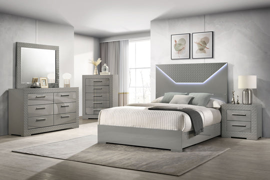 Ives - Gloss Bedroom Set