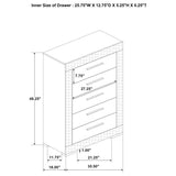 Ives - Gloss Bedroom Set