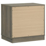 Fenwick - 2-Drawer Nightstand Bedside Table - Gray Oak