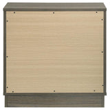 Fenwick - 2-Drawer Nightstand Bedside Table - Gray Oak