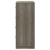 Fenwick - 4-Drawer Chest Of Drawers - Gray Oak