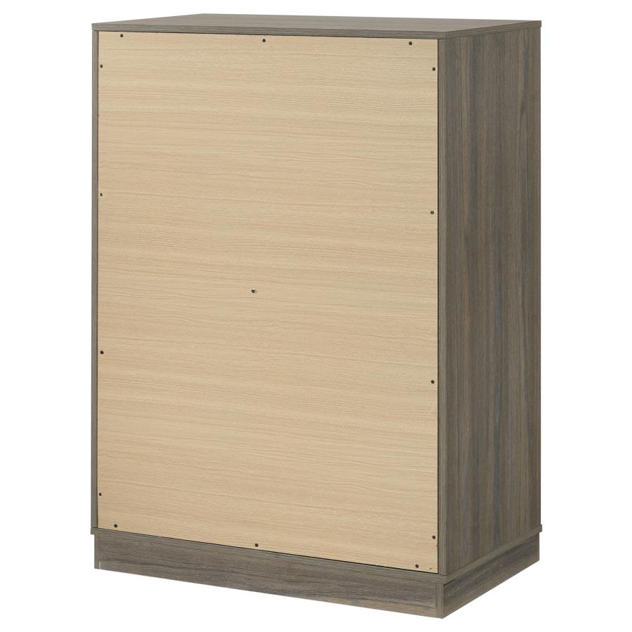 Fenwick - 4-Drawer Chest Of Drawers - Gray Oak