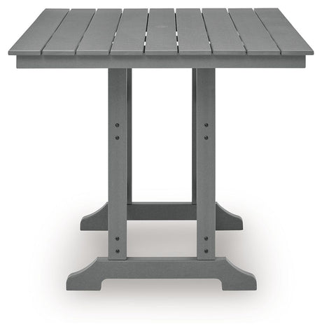 Sanctuary Beach - Square Counter Table With Umbrella Option - Dark Gray - view 3