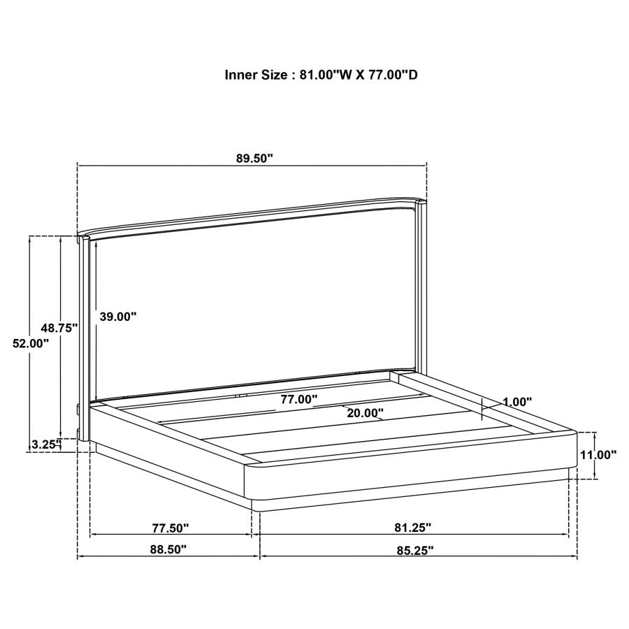 Kailani - Wingback Bed