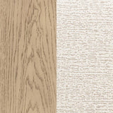 Kailani - California King Wingback Bed - Beige Oak