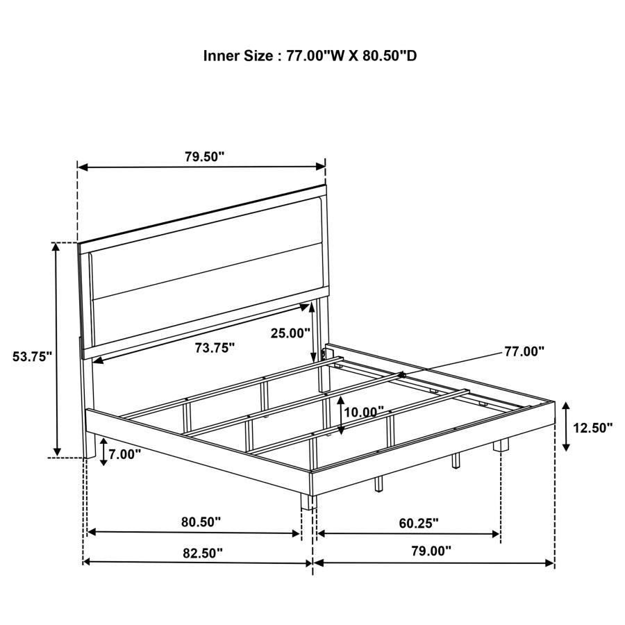 Trenton - Wood Panel Bed