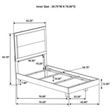 Trenton - Wood Panel Bed