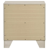 Trenton - 2-Drawer Nightstand Bedside Table - Rustic Cream