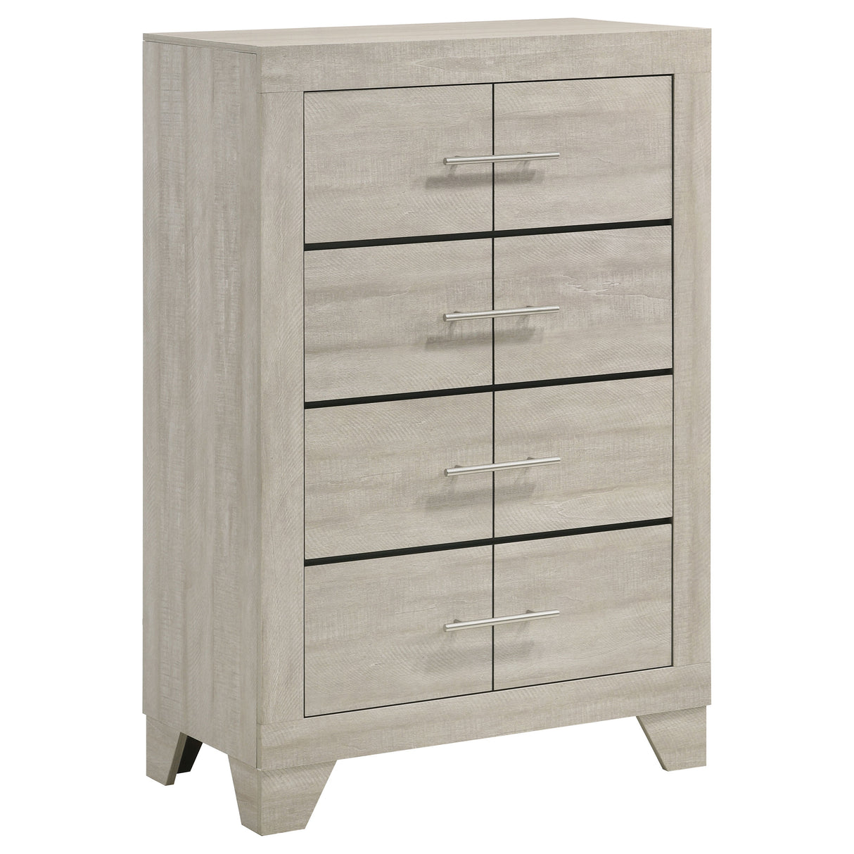 Trenton - 4-Drawer Bedroom Chest Of Drawers - Rustic Cream