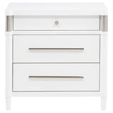 Gracemont - 3-Drawer Bedroom Nightstand Bedside Table - White