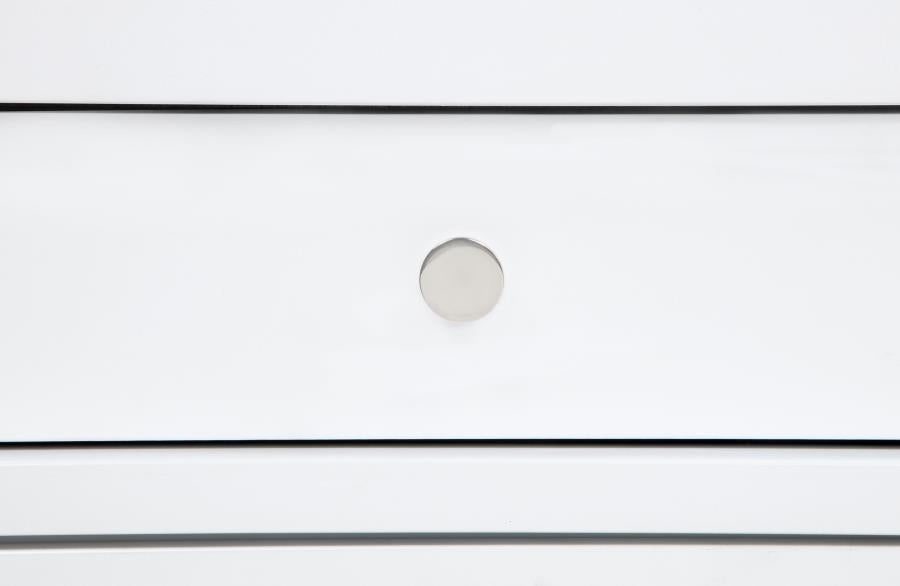 Gracemont - 3-Drawer Bedroom Nightstand Bedside Table - White