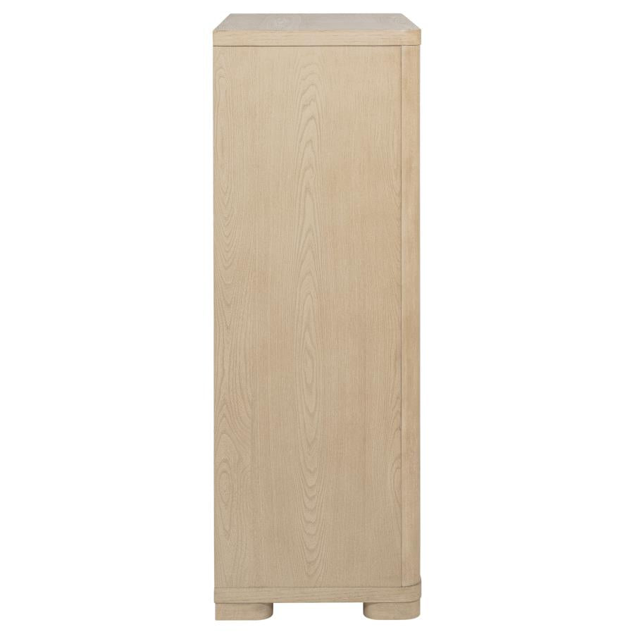 Ladera - 5-Drawer Bedroom Chest Of Drawers - Light Elm