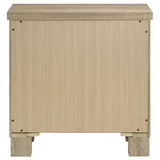 Oakglen - 2-Drawer Nightstand Bedside Table - Weathered Oak