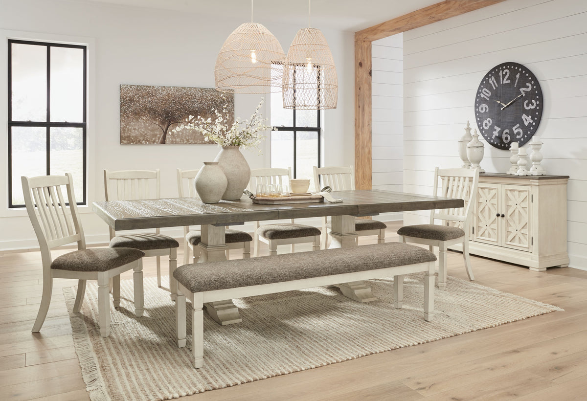 Bolanburg - Brown / Beige - Extension Dining Table by Signature Design by Ashley® | Bel Furniture