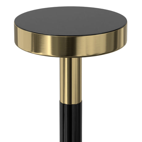 Frannie - Side Table - Gold / Black - view 2