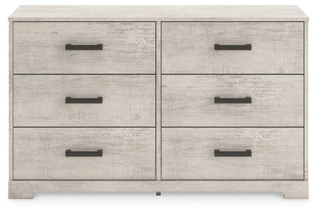 Shawburn - Whitewash - Six Drawer Dresser by Signature Design by Ashley® | Bel Furniture