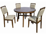 Blanche Round Dining Table Brown