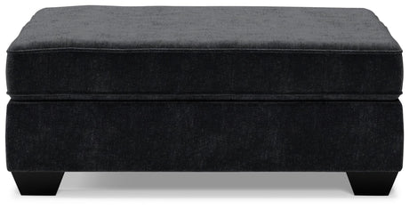 Lavernett - Charcoal - Oversized Accent Ottoman by Signature Design by Ashley® | Bel Furniture