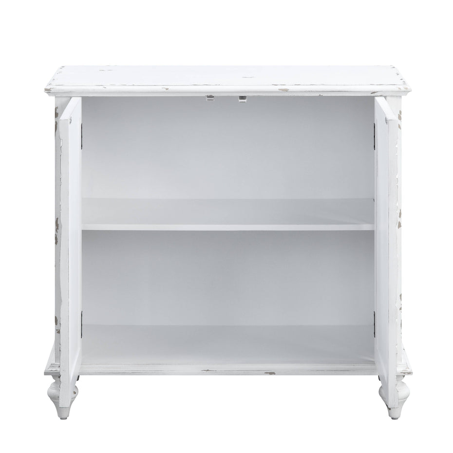 Daray - Antique Console Cabinet - White