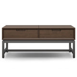 Banting - Lift Top Coffee Table - Walnut Brown by Simpli-Home | Bel Furniture