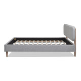 Diego - Low Upholstered Platform Bed by Jennifer Taylor Home | Bel Furniture