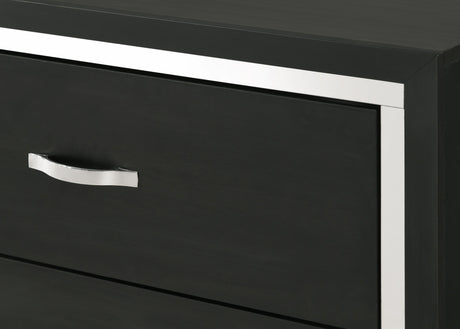Gennro - Chest - Black by Crown Mark | Bel Furniture