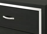 Gennro - Nightstand - Black by Crown Mark | Bel Furniture