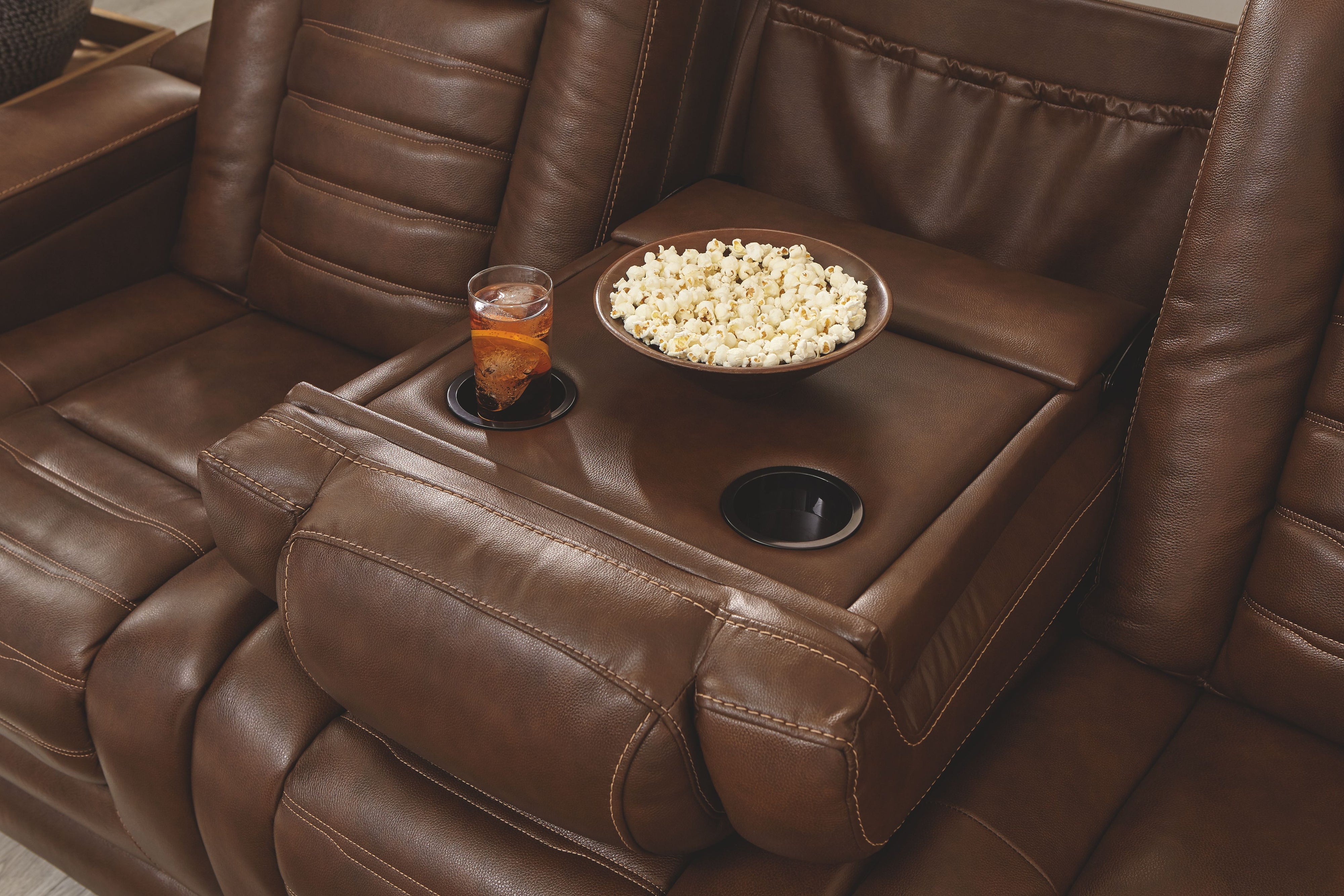 Backtrack - Chocolate - 2 Pc. - Power Reclining Sofa, Loveseat