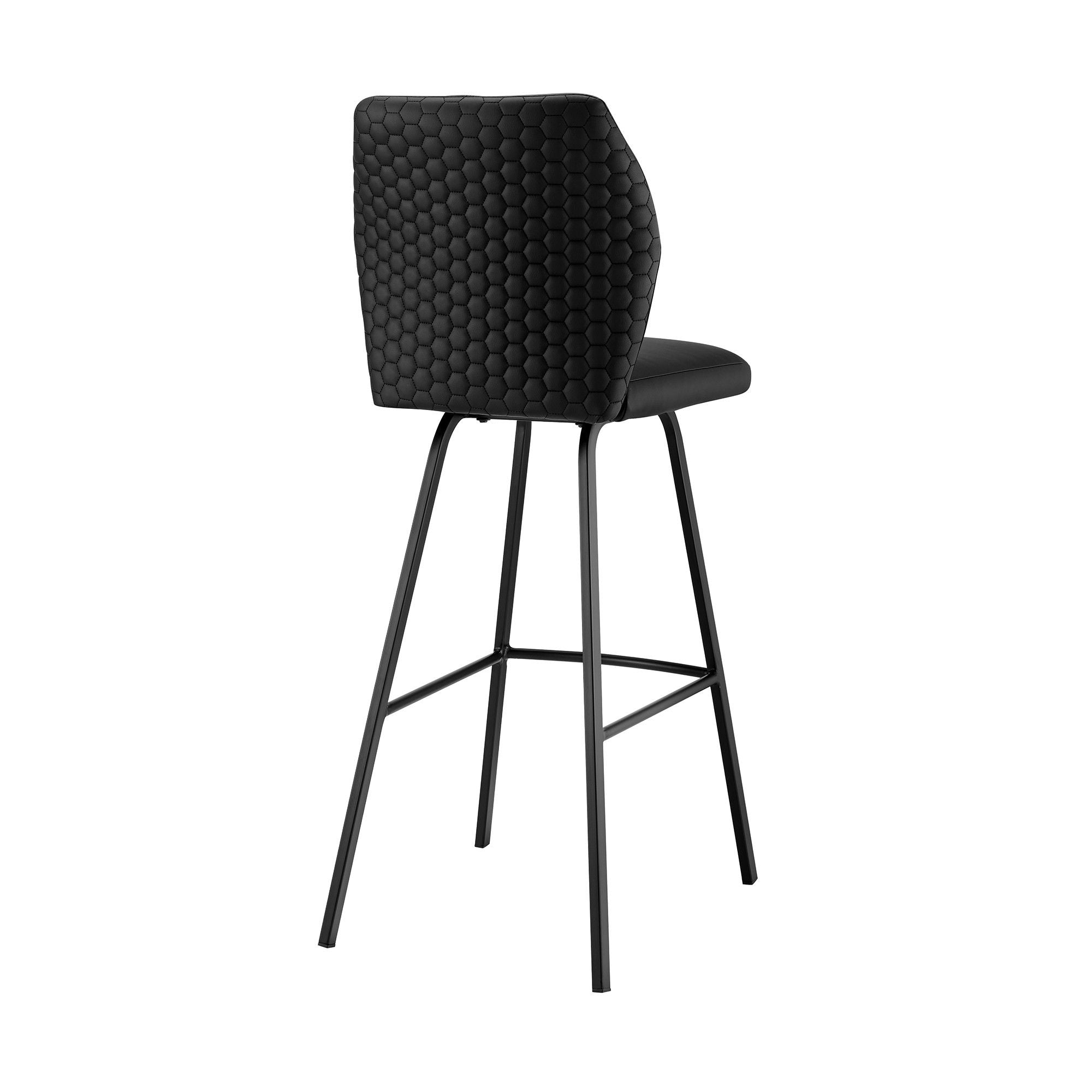 Counter Height Bar Chair - Black